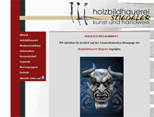 Tablet Screenshot of fasnachtsmaske.de